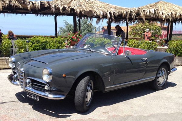 Alfa Romeo Giulia Spider 1963 - Hire Car Amalfi