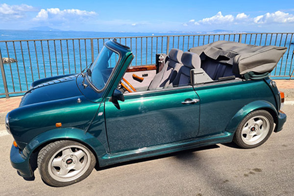 Mini Cooper Convertible 1988 - Hire Car Amalfi